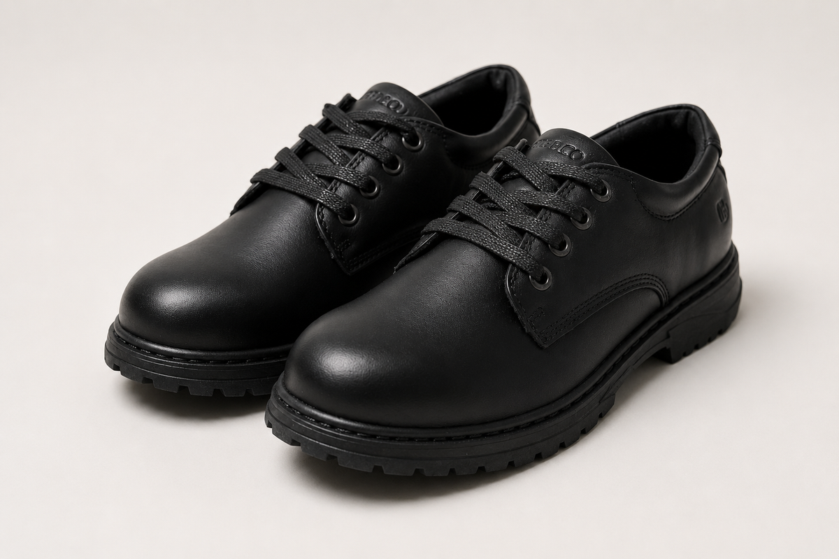 FRED & CO Classic Leather School Shoes