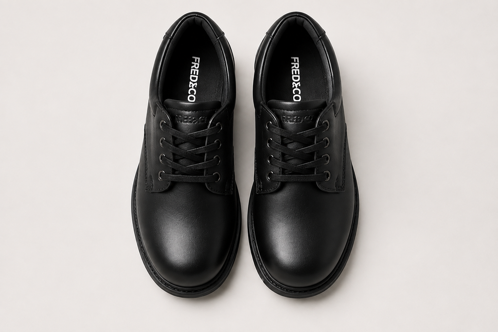 FRED & CO Classic Leather School Shoes