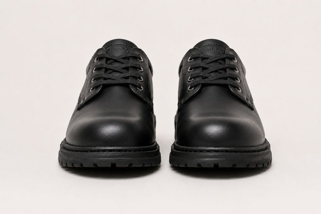 FRED & CO Classic Leather School Shoes